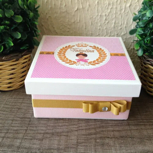 Mini Caixa Charutos Chocolate Princess