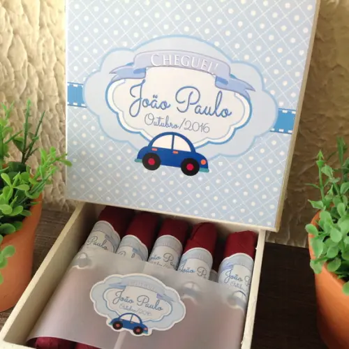 Mini Caixa de Charutos Chocolate Carro