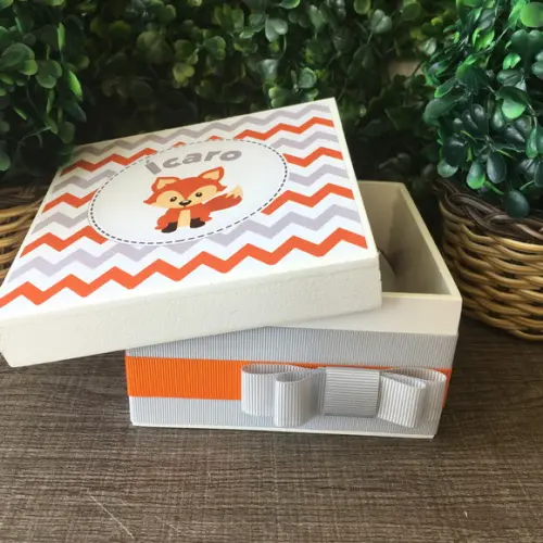 Mini Caixa de Charutos Chocolate Chevron