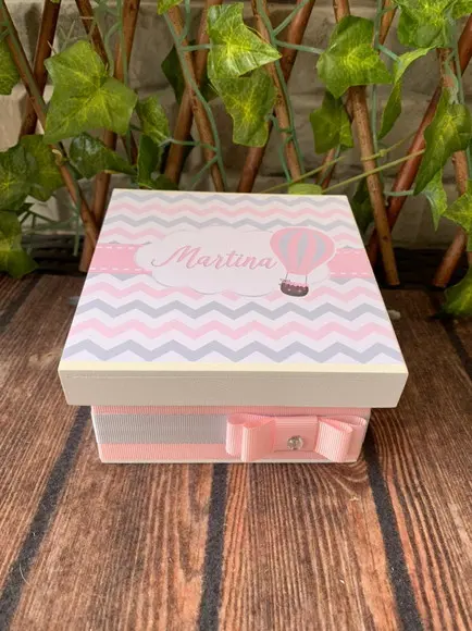 Mini Caixa de Charutos Chocolate Chevron