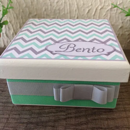 Mini Caixa de Charutos Chocolate Chevron