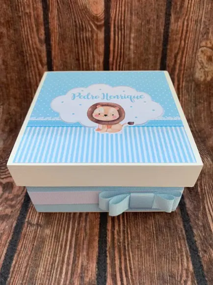 Mini Caixa de Charutos Chocolate Leão