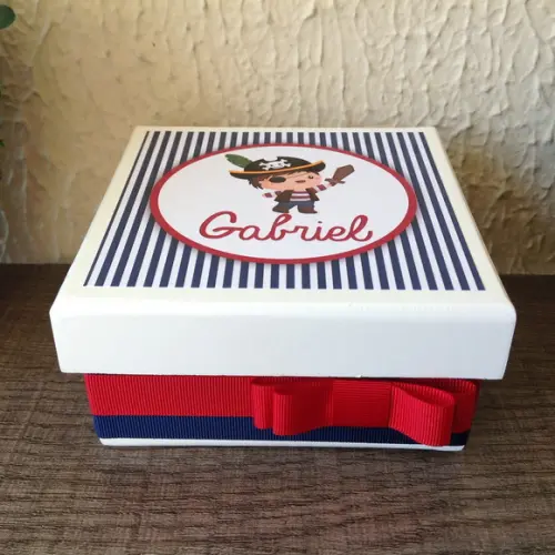 Mini Caixa de Charutos Chocolate Pirata
