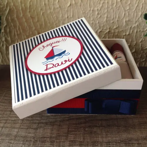 Mini Caixa de Charutos Chocolate Navy