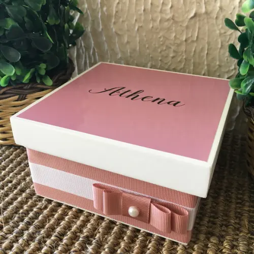Mini Caixa mdf Personalizada - Modelo Luxo