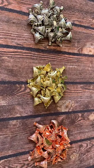 Pezinhos de Metal para Caixinhas mdf Dourado