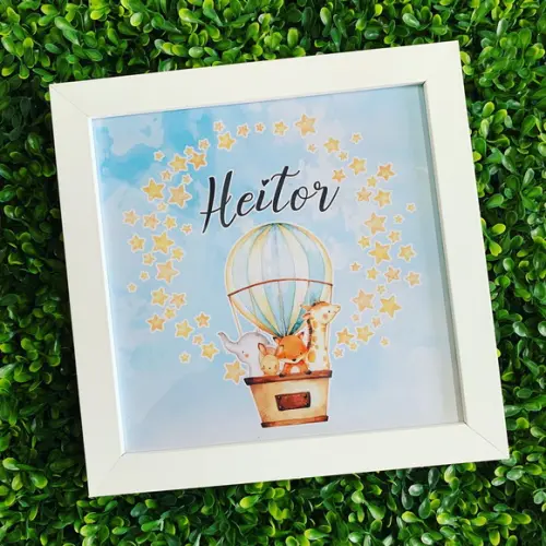 Quadro Porta Maternidade Branco