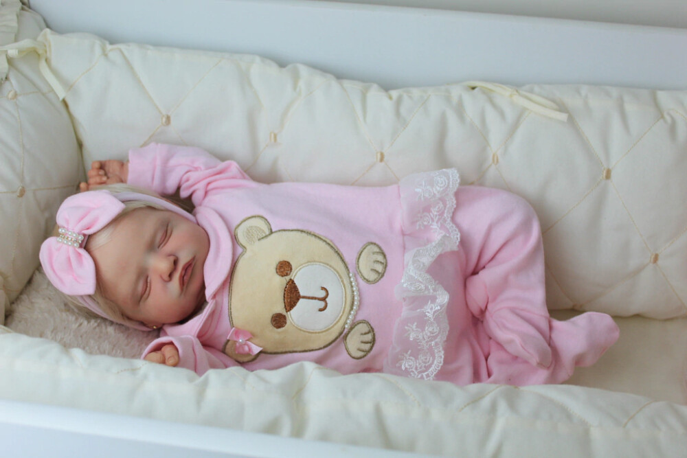 Bebê Reborn Rosalie Loira Realista