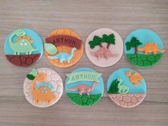 Aplique em Pasta Americana Dinobaby