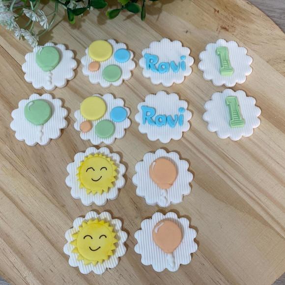 Aplique Pasta Americana 365 Sorrisos para Brigadeiros/trufas