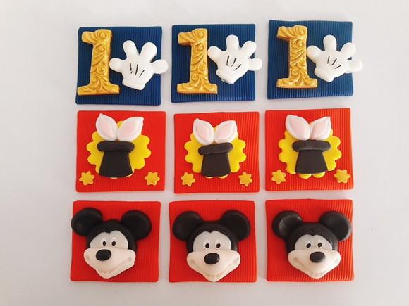 Aplique pasta americana Circo do Mickey para Pão de Mel