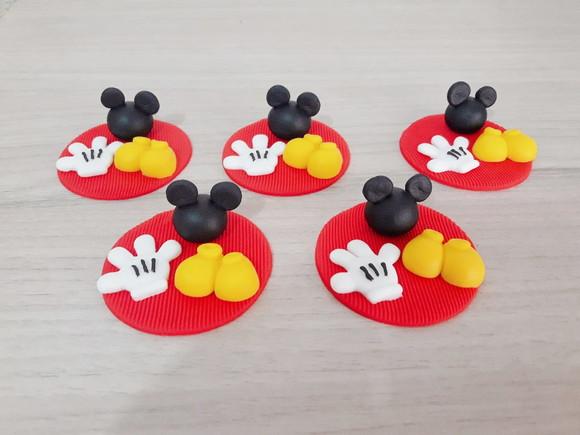 Aplique pasta americana Michey para cupcake