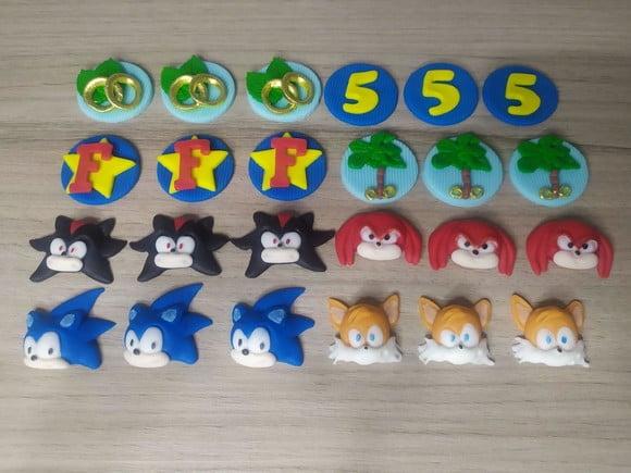 Apliques Em Pasta Americana Sonic Para Brigadeiros/trufa