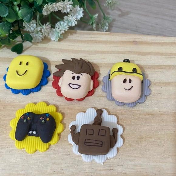 Apliques em Pasta Americana Roblox para Brigadeiros/trufas