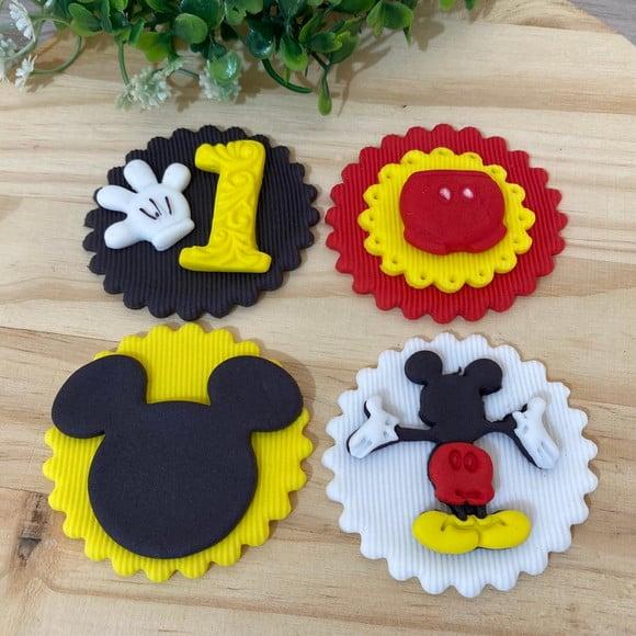 Apliques Pasta Americana Mickey para Pirulito/cupcske