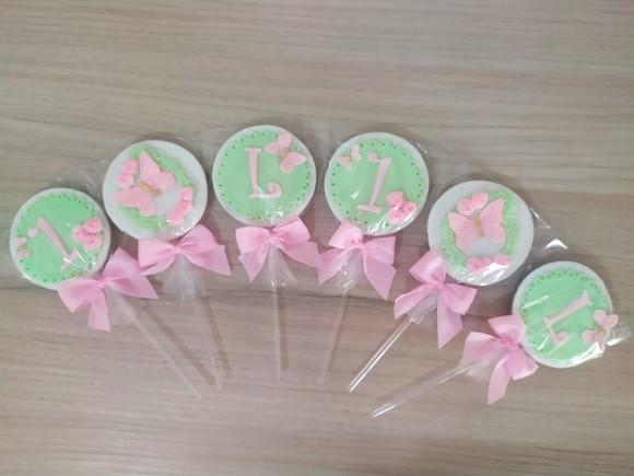 Pirulito de chocolate Personalizado Jardim