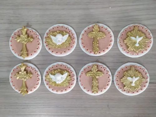 Aplique de pasta americana para pirulito/cupcake