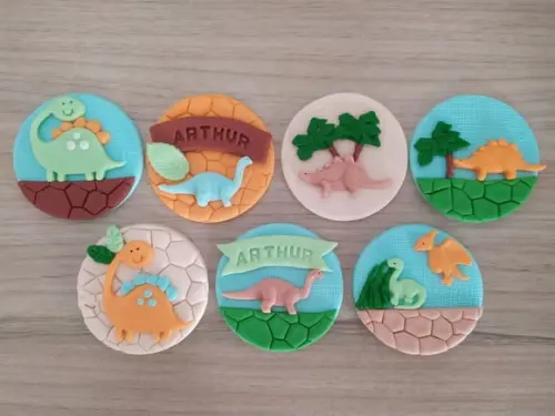 Aplique em Pasta Americana Dinobaby