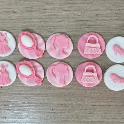Aplique Pasta Americana Barbie para Brigadeiros/trufas
