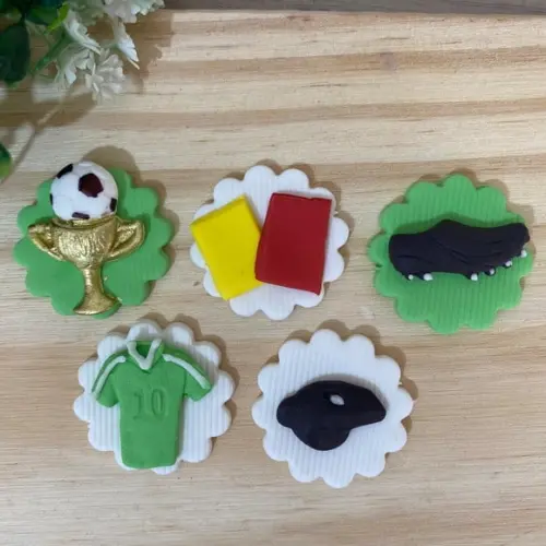 Aplique pasta americana futebol para trufas e brigadeiros