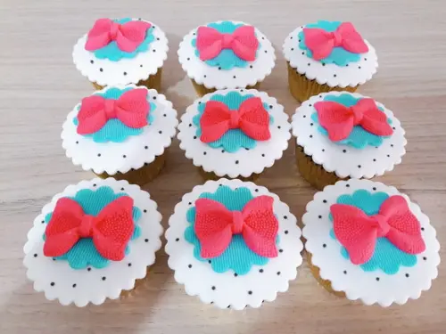 Aplique pasta americana LOL Surprise para cupcake/pirulito