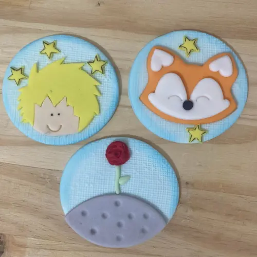 Aplique Pasta Americana Pequeno Príncipe Pirulito/cupckae