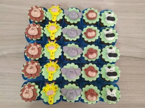 Aplique pasta americana Safari para brigadeiros/trufas