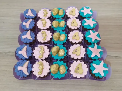 Aplique pasta americana Sereia para brigadeiros/trufas