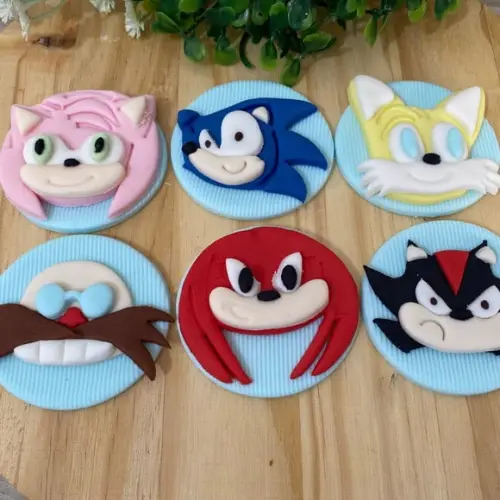 Aplique Pasta Americana Sonic para Pirulito/cupcake