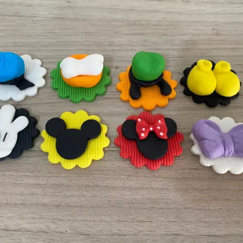 Aplique Pasta Americana Turma do Mickey para Brigadeiros