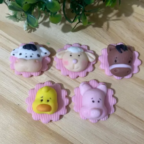Apliques Pasta Americana Fazendinha para Brigadeiro/trufa