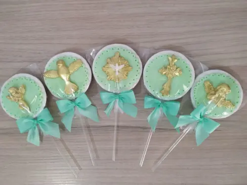 Pirulito de chocolate Personalizado Batizado