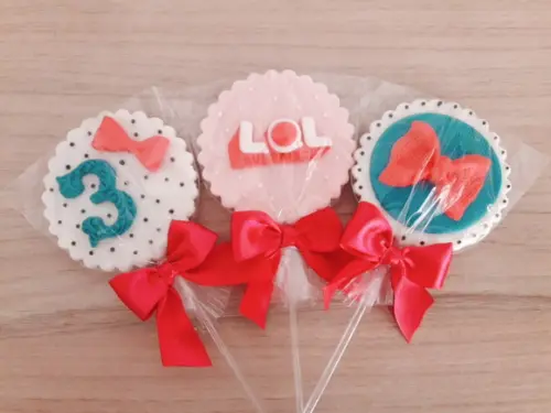 Pirulito de chocolate Personalizado LOL
