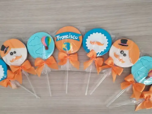 Pirulito de chocolate Personalizado Mundo Bita