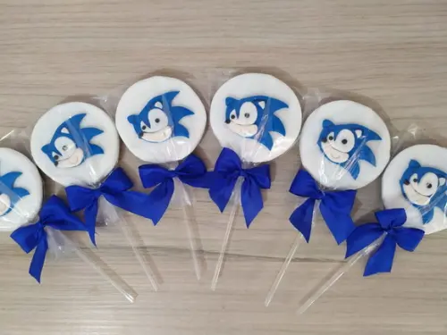 Pirulito de chocolate Personalizado Sonic