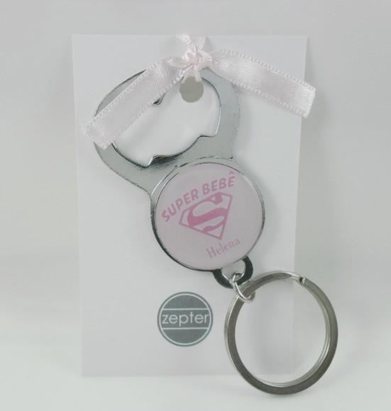 Abridor Chaveiro Super Bebê Menina Personalizado