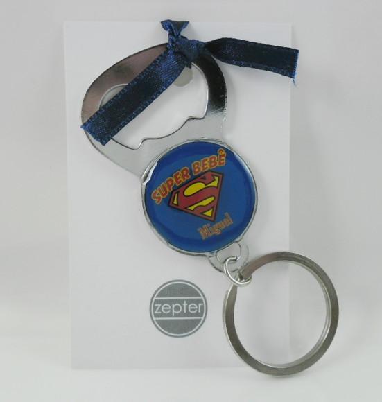 Abridor Chaveiro Super Bebê Menino Personalizado