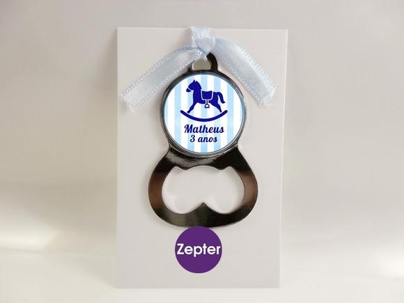 Abridor de Garrafa com Ímã Tema Cavalinho de Pau