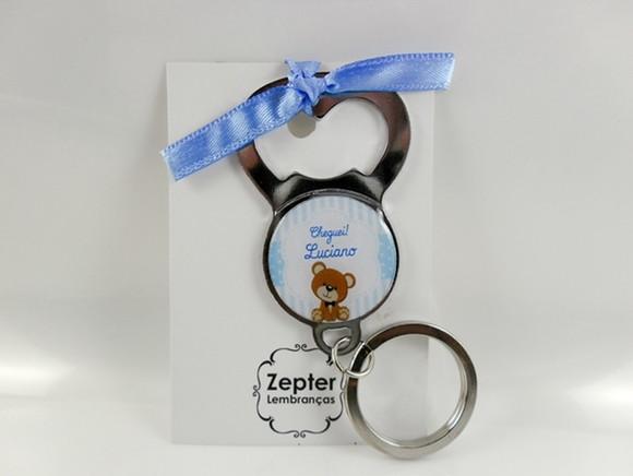 Chá de Bebê Lembrancinha Abridor Chaveiro Personalizado