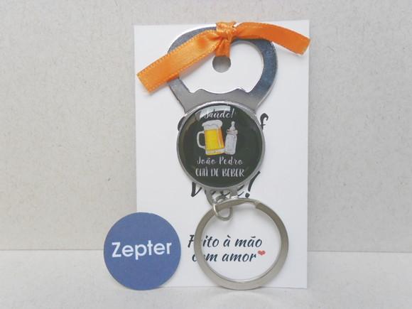 Chaveiro Abridor de Garrafa Chá de Beber Personalizado