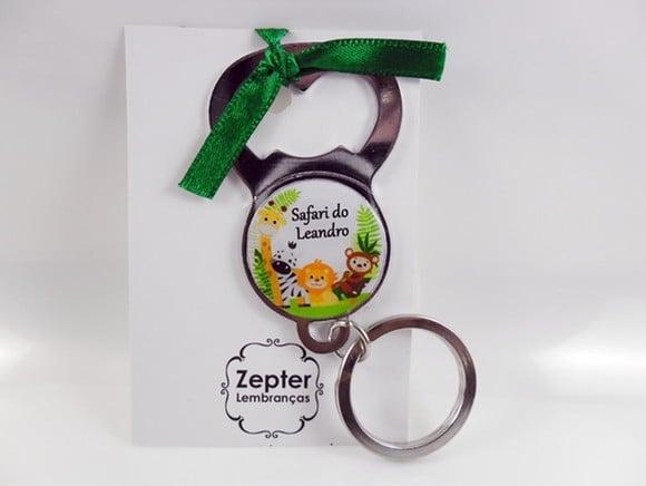 Chaveiro Abridor Lembrancinha Maternidade Safari
