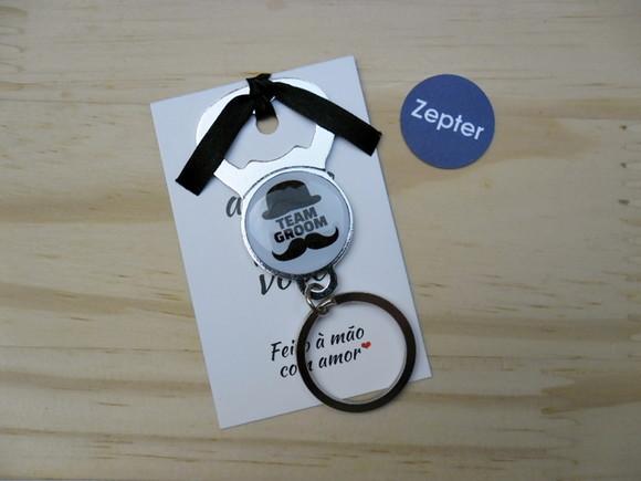 Chaveiro Abridor Team Groom Time do Noivo Personalizado