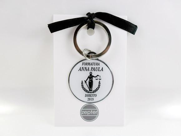 Chaveiro Lembrancinha Formatura Direito Personalizado