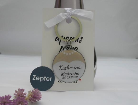 Chaveiro Madrinhas de Casamento com Vestido Personalizado