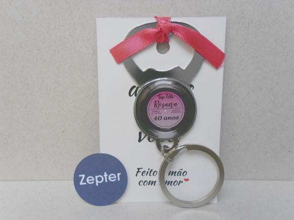 Festa Anos 80 Abridor Chaveiro Personalizado