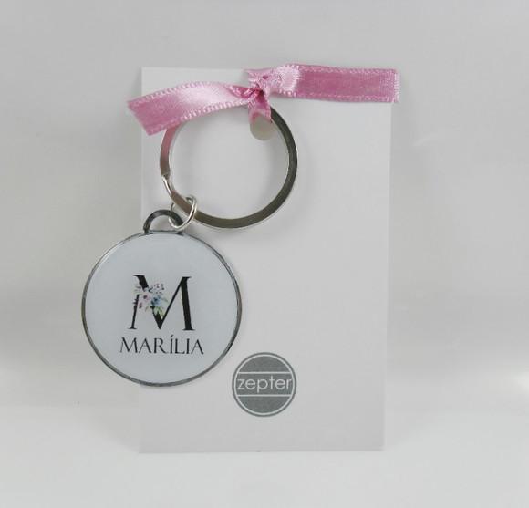 Kit Chaveiros Padrinhos e Madrinhas Personalizados com Nomes
