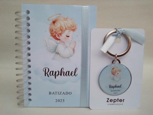 Kit Lembrancinha de Batizado Anjinho Orando Personalizado