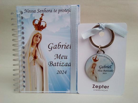 Kit Lembrancinha de Batizado Nossa Senhora de Fátima