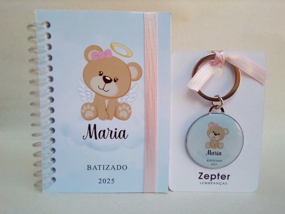 Kit Lembrancinha de Batizado Ursinha Anjinha