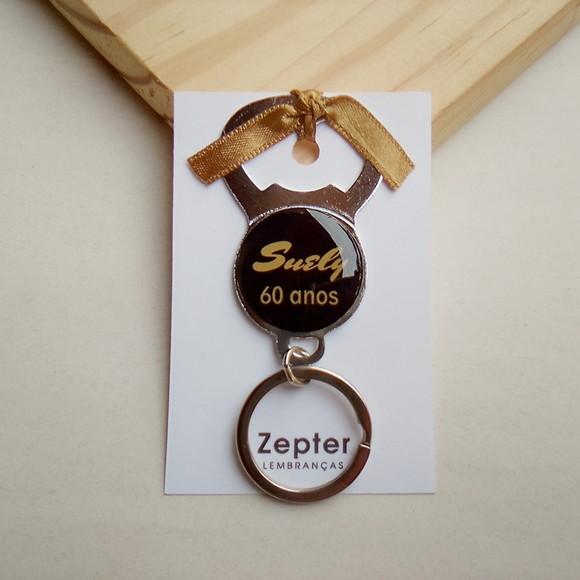 Lembrancinha de Aniversário 60 Anos Dourado com Preto